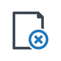 Delete File Icon