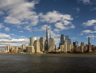 Fototapeta premium Lower Manhattan in New York City