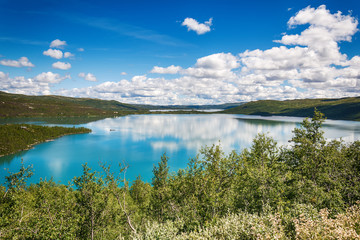 Fototapeta na wymiar Sløddfjorden lake, Norway