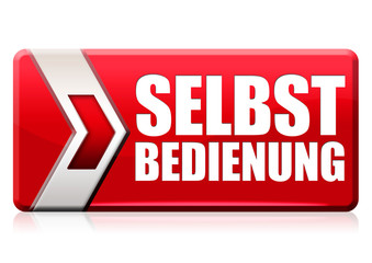 Selbstbedienung! Button, Icon