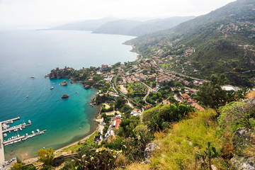 Beautiful medieval fortress of cefalu sicily