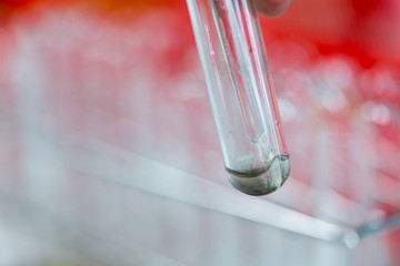 Analyze samples Cadmium ions in Laboratory.