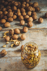 walnuts and honey - tasty and useful goodies