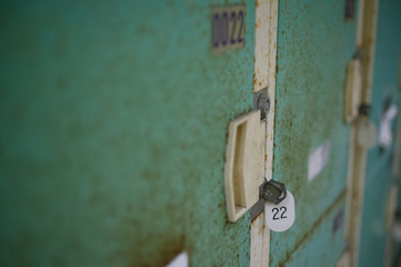 古いコインロッカー