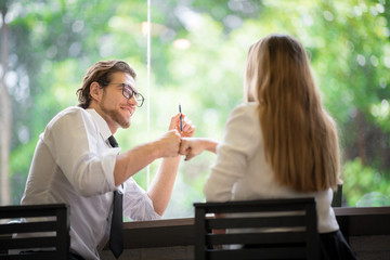Fist Bump Colleagues Collaboration Teamwork Concept