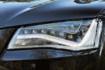 Car headlights. Luxury Headlights