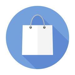 Shopping bag Icon Flat