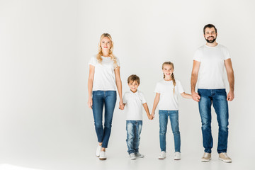 Fototapeta premium happy young family