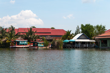 Fototapeta na wymiar Hua Hin Floating Market in Hua Hin. Thailand.