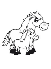 fohlen junges kind baby pferd pony reiten schnell pferdchen klein spaß schnell comic cartoon reiter schön süß niedlich