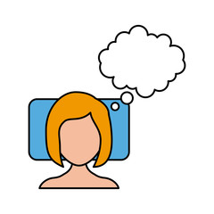 Sleeping woman avatar icon vector illustration design