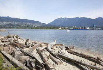 Fototapeta na wymiar Vancouver Harbour Landscape