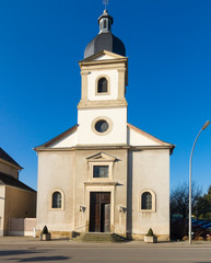 Fototapeta na wymiar Church in Moesdorf