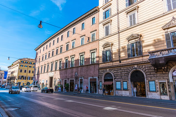 Fototapeta na wymiar Corso Vittorio Emanuele II in Rome