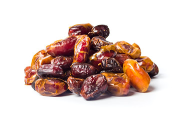 Arabian dates isolated on white background