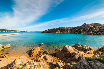 Turquoise water in Spalmatore beach