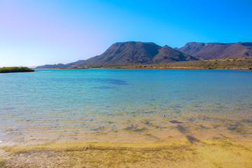 Fototapeta na wymiar El Requeson Beach Mulegé Baja California Sur- Mar Turquoise