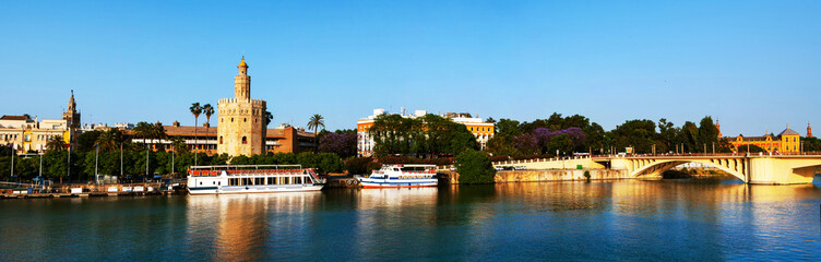 Tower of Gold in Seville, Andalusia, Spain