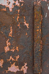 rusty iron plate