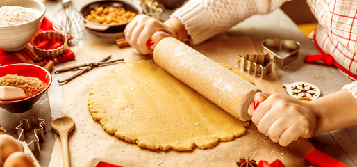 Selbstgemachte Weihnachtskekse (Platzchen)