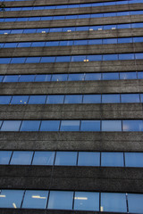 repeating glass windows on a building