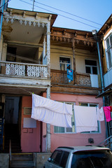 Old city. Old streets in the center of Tbilisi