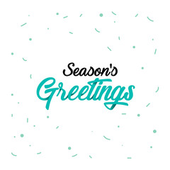 Origami lettering of Season s Greetings