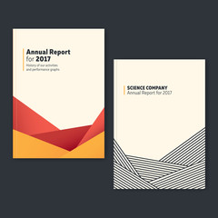 Annual report graphic template