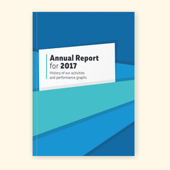 Annual report graphic template