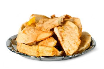 Sliced dry apples