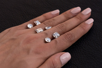 Diamonds on the hand