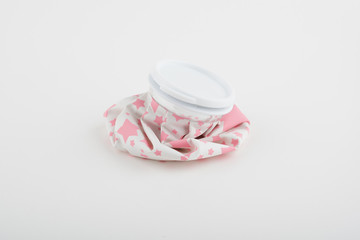 Ice pack on white background