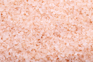 Heap of beige sea salt background
