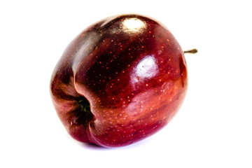 Apfel isoliert freigestellt auf weißen Hintergrund, Freisteller