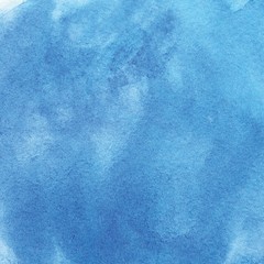 Indigo Blue Watercolor Background