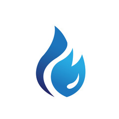 blue water drops logo