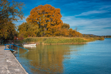 Lake Balaton in autumn