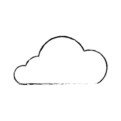 cloud technology data storage information vector illustration