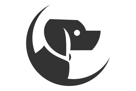 dog abstract logo