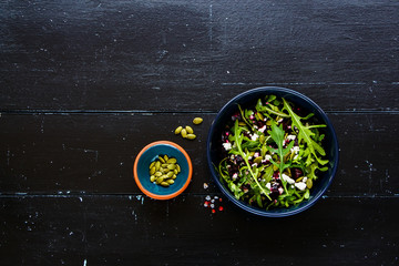 Beetroot salad bowl