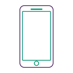 mobile phone smart device gadget vector illustration