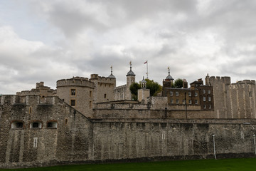 Fototapeta na wymiar Tower of London in late October