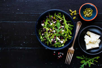 Beetroot salad bowl