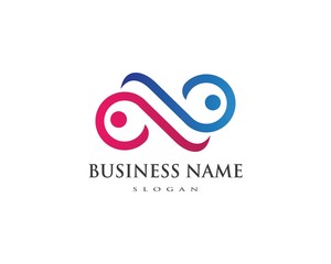 Infinity logo template