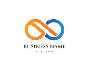 Infinity logo template