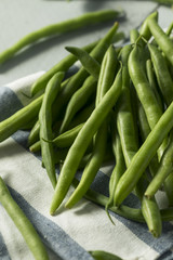 Healthy Raw Organic Green Beans