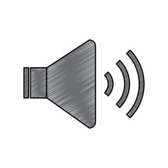 speaker sound volume audio button icon vector illustration
