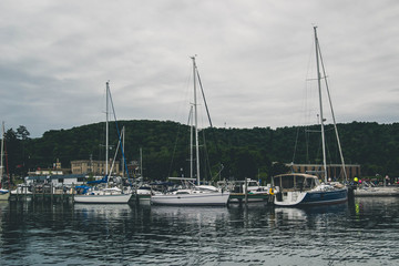 Naklejka premium Sailor's Harbor 