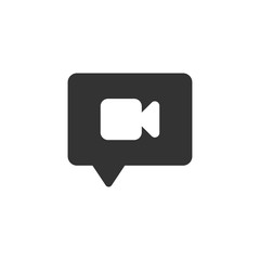 Message 01 Glyph - Video Chat Icon