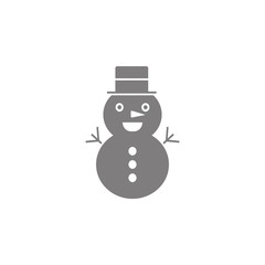 icon of snowman. Web element. Premium quality graphic design. Signs symbols collection, simple icon for websites, web design, mobile app, info graphics